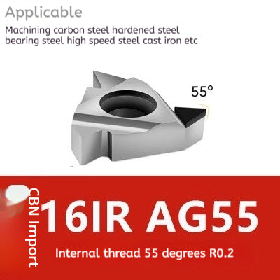 1160-Korea Imported Diamond Threaded Diamond Inserts 16ER/IR A55 AG60PCD Gemstone External Threaded Cutter Grain Shandong Denso Pricision Tools Co.,Ltd.